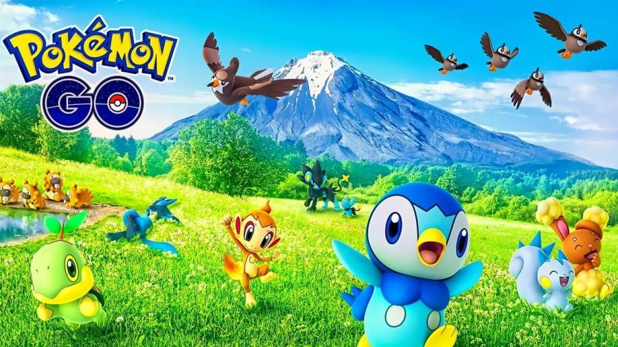 Several small Pokemon in Pokemon Go.