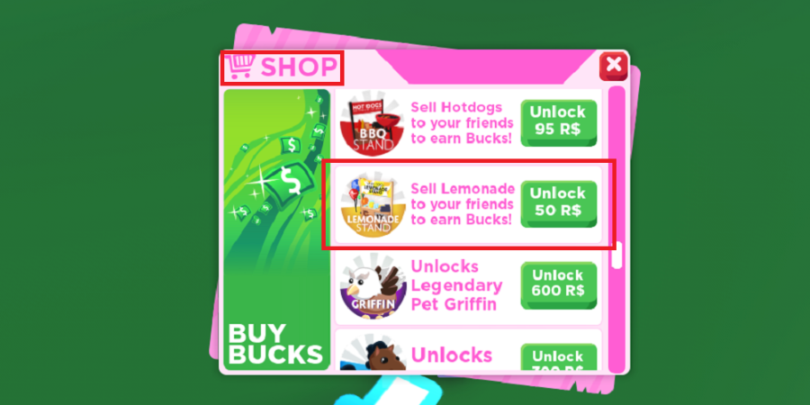 How To Start A Lemonade Stand In Roblox Adopt Me Pro Game Guides - how to buy a lemonade stand in adopt me roblox