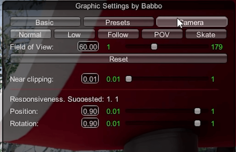 Best Fov Settings In Skater Xl Pro Game Guides - how to change fov in roblox surf