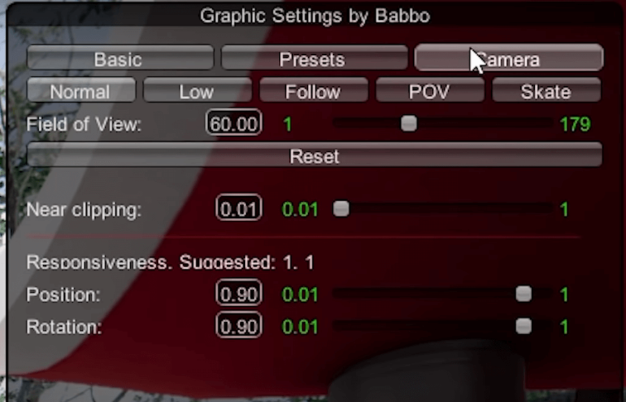 Best Fov Settings In Skater Xl Pro Game Guides - how to make your games fov in roblox