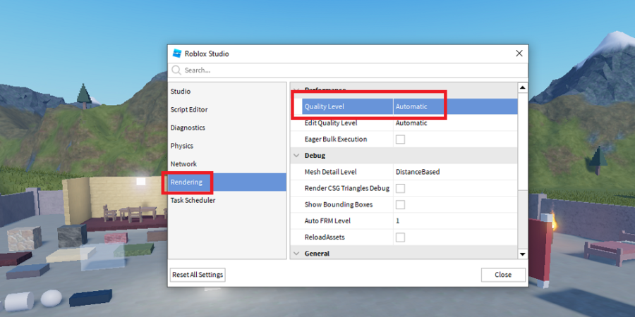 How To Increase Fps In Roblox Pro Game Guides - max settings on roblox studio