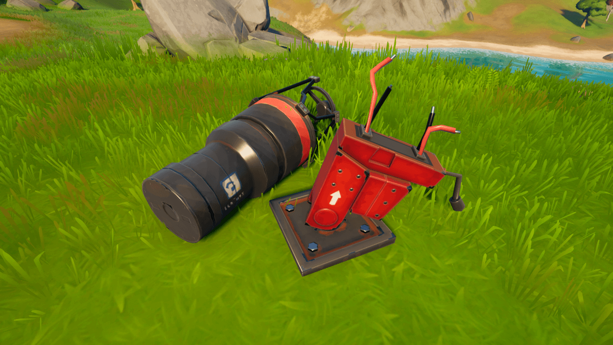 A Broken Telescope in Fortnite.