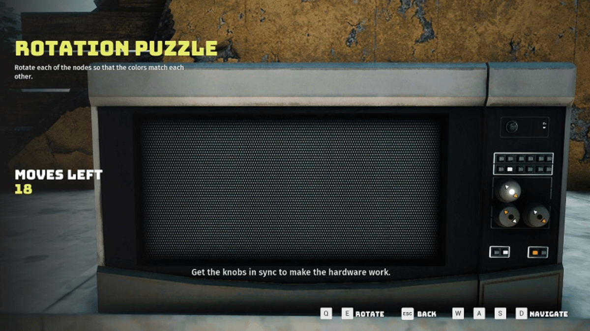 Microwave Puzzle in Biomutant.
