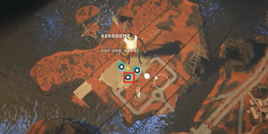 The Flush stool location in Aerodome.