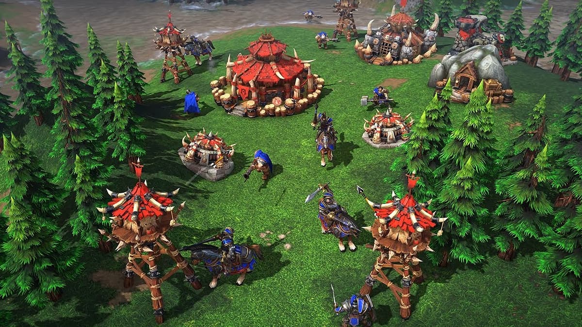 Warcraft 3 Reforged gameplay.