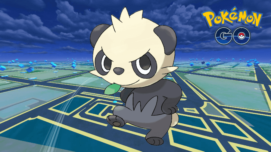 Pancham in Pokemon Go.