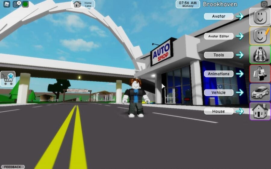 Where is the Auto Shop in Roblox Brookhaven? - Pro Game Guides