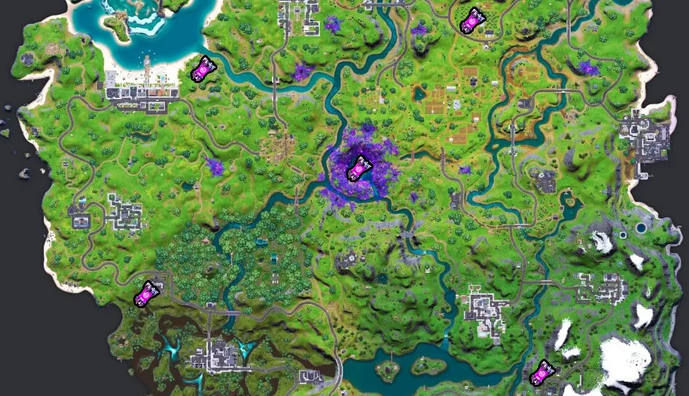Where Are The Artifacts In Fortnite Chapter 2 Season 7 Where To Find Alien Artifacts In Fortnite Chapter 2 Season 7 Pro Game Guides