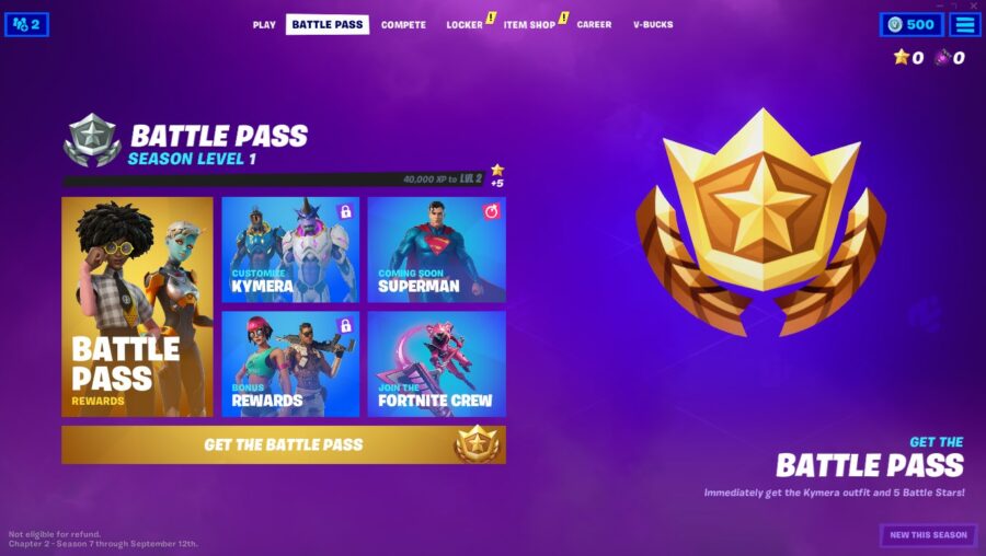Where Are The Battle Pass Stars In Fortnite How To Get Battle Stars In Fortnite Chapter 2 Season 7 Pro Game Guides