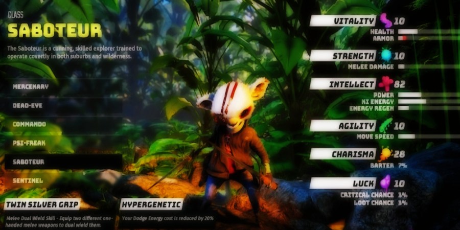 screenshot of Biomutant gameplay