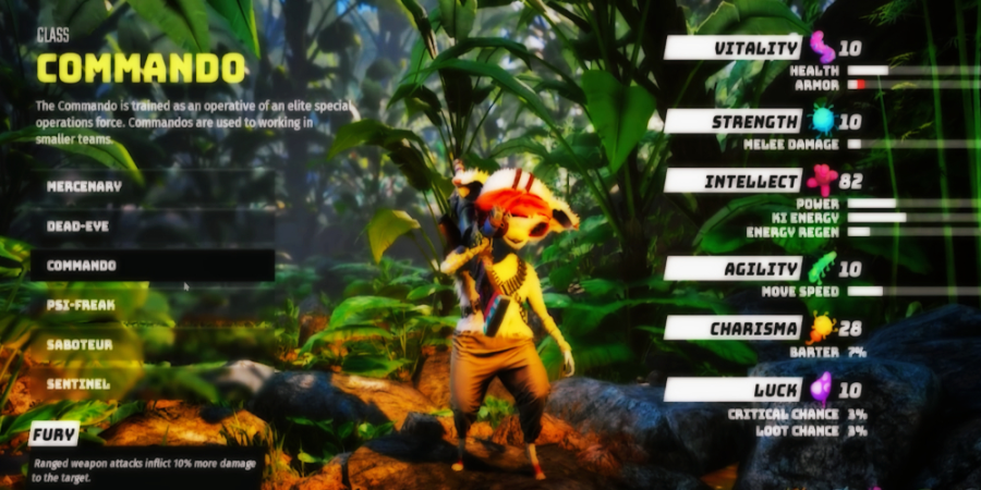 screenshot of Biomutant gameplay
