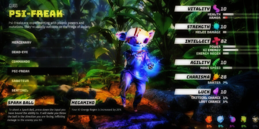 скриншот игрового процесса биомутантов