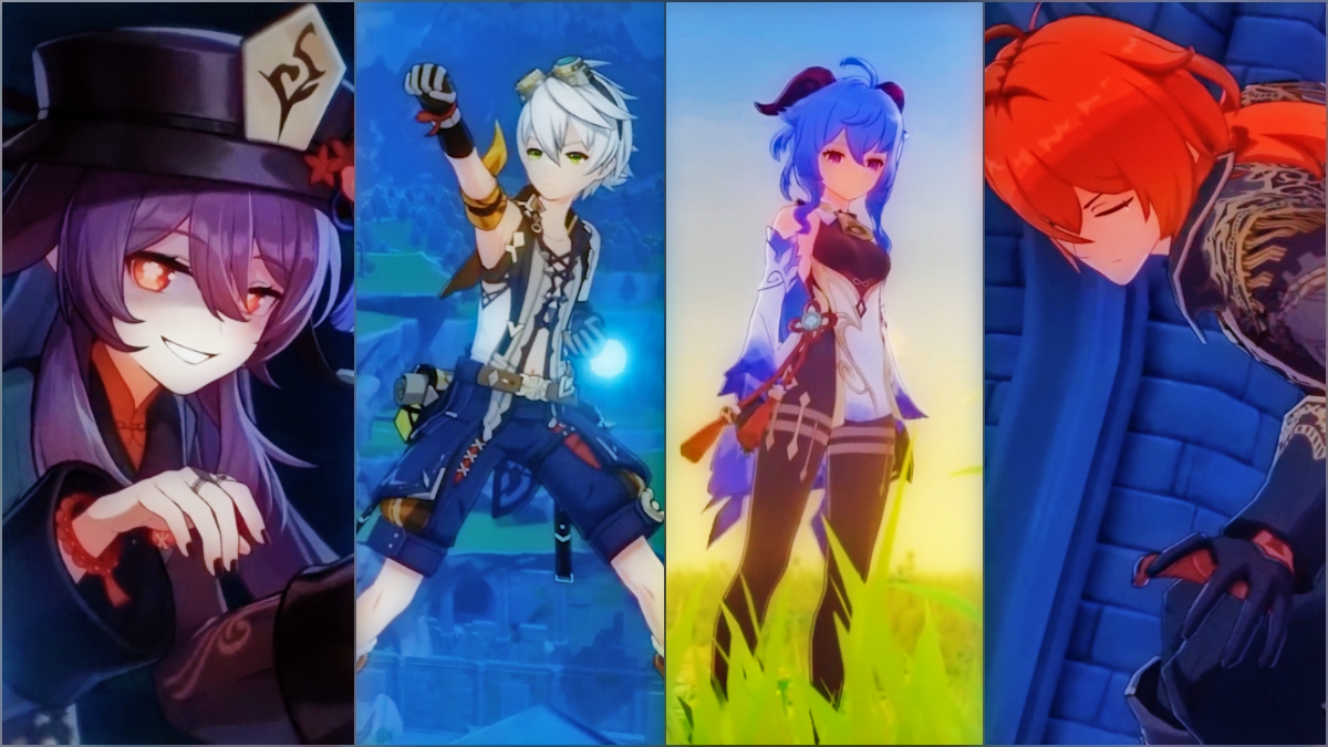 Screenshot of Genshin Impact gameplay trailer