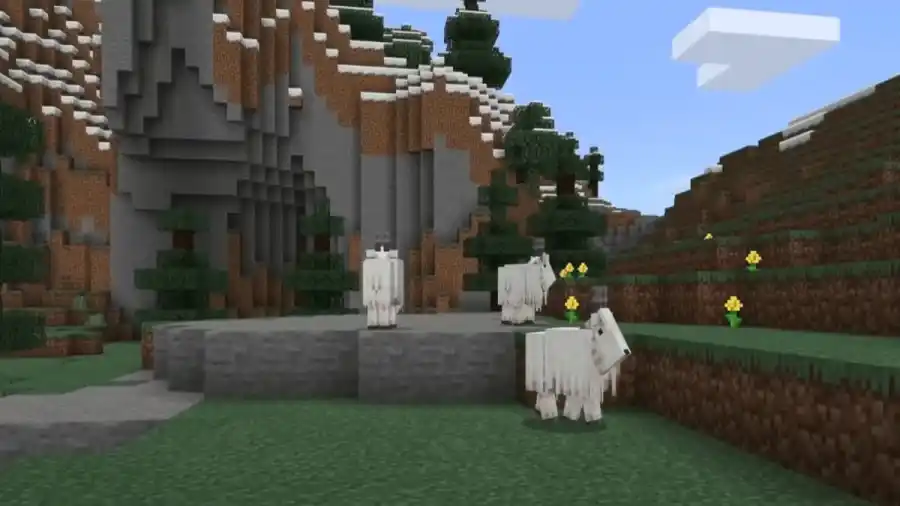 Goat In Minecraft Where to find Goats in Minecraft | Pro Game Guides