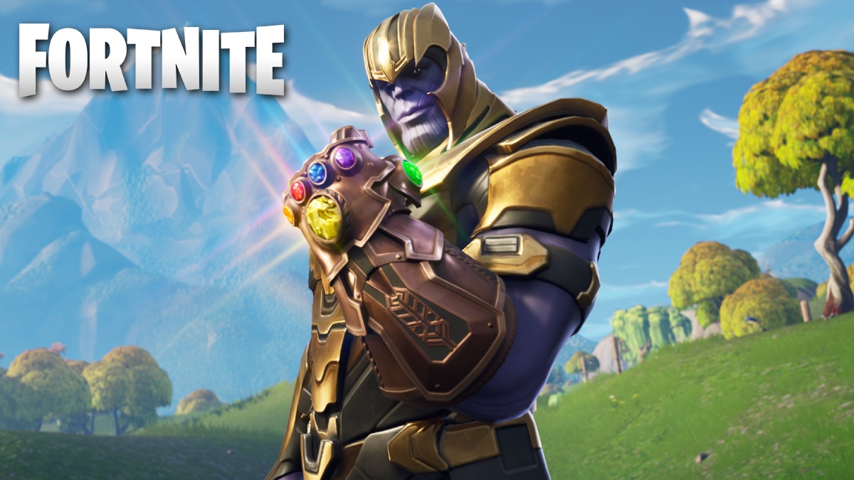 Thanos in Fortnite.