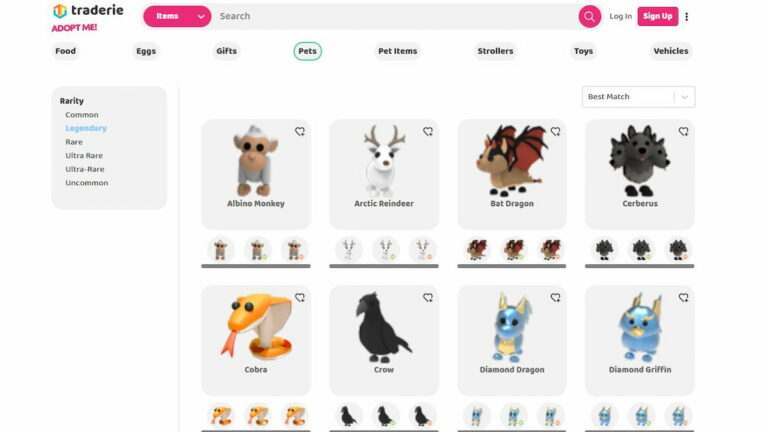 Roblox Adopt Me Trade - online puzzle