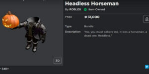 when did headless head come out on roblox