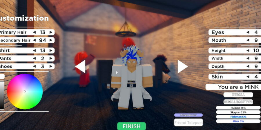 roblox character customization