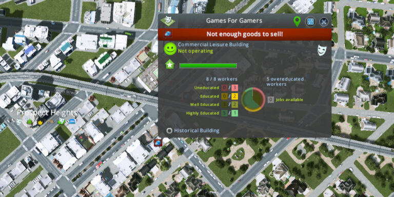 not enough educated workers fix cities skylines