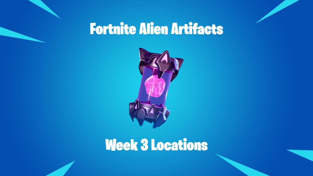 The title for the Alien Artifact Location Cheat Sheet