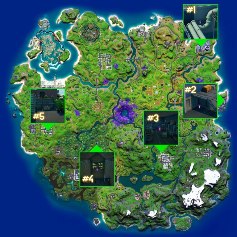 Where to Find the Alien Artifacts in Fortnite Chapter 2 Season 7 Week 4