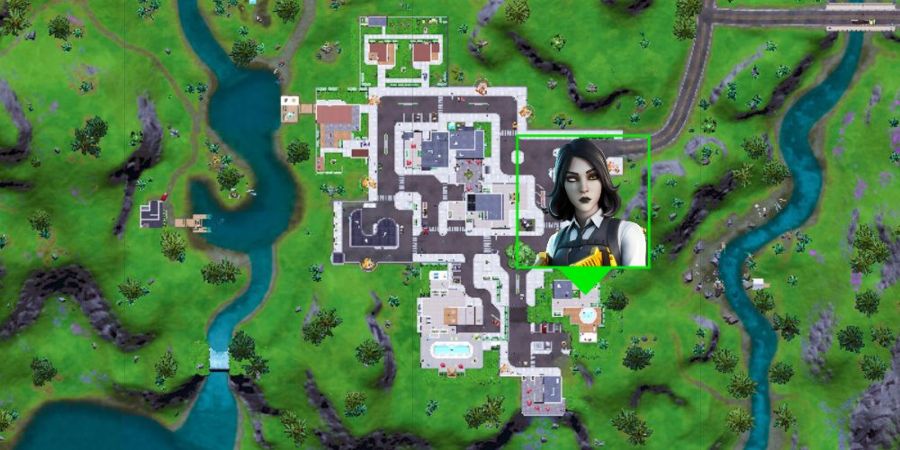 Marigold's location in Fortnite.