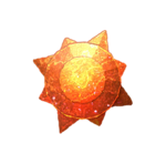 A Sun Stone in Pokemon Go.