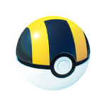 An ultra ball in Pokemon Go.
