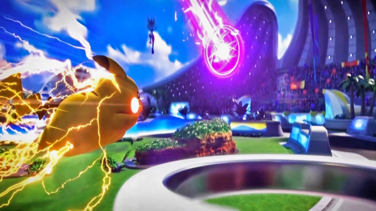 Screenshot of Pokémon Unite trailer