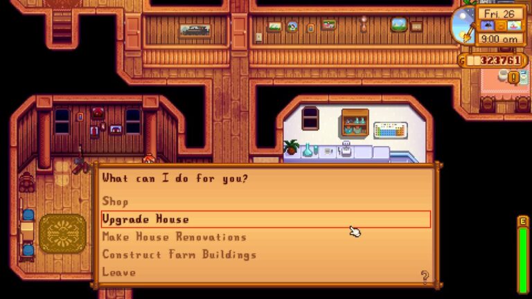 stardew valley house upgrade