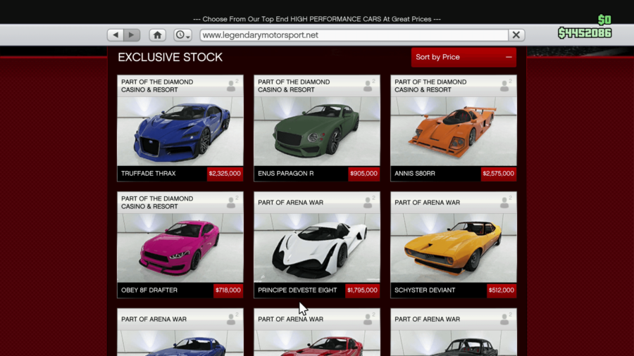 can you sell your car in gta v online