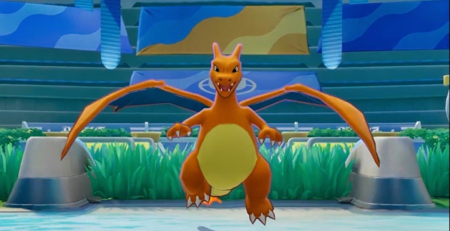 Screenshot of Pokémon Unite gameplay trailer