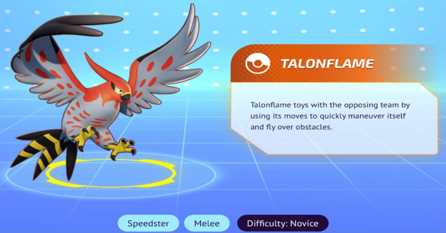 Screenshot of Pokémon Unite site
