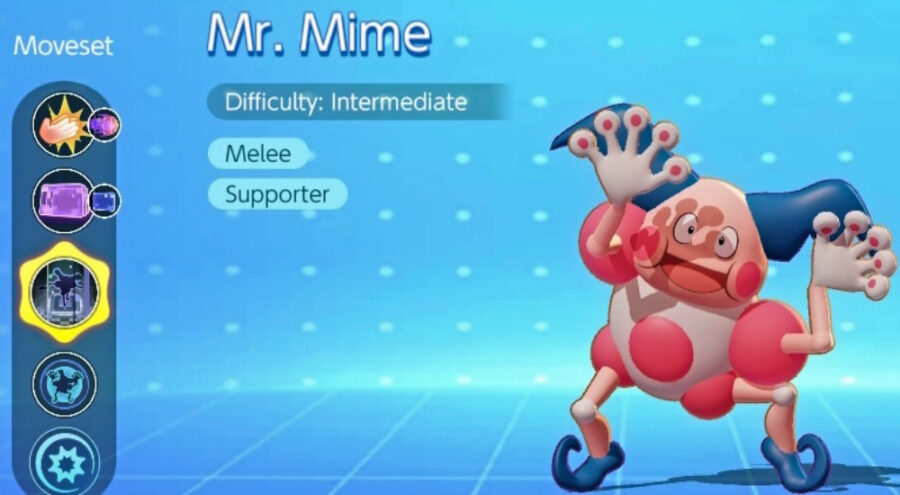 Screenshot of Pokemon Unite game