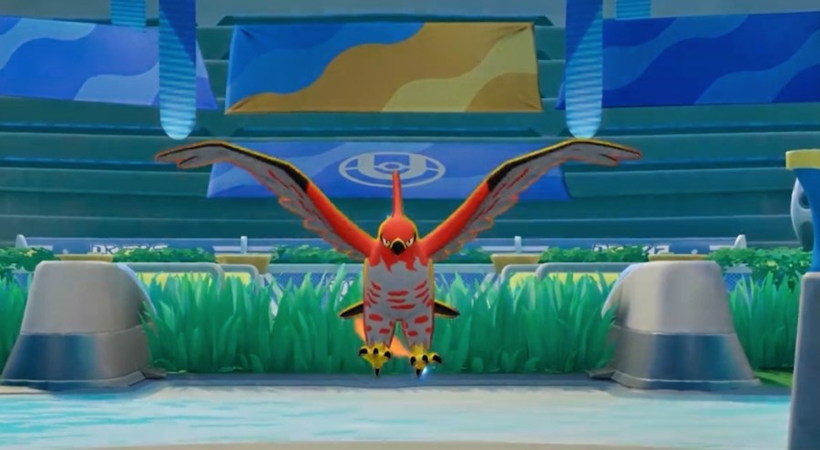 Screenshot of Pokémon Unite gameplay trailer