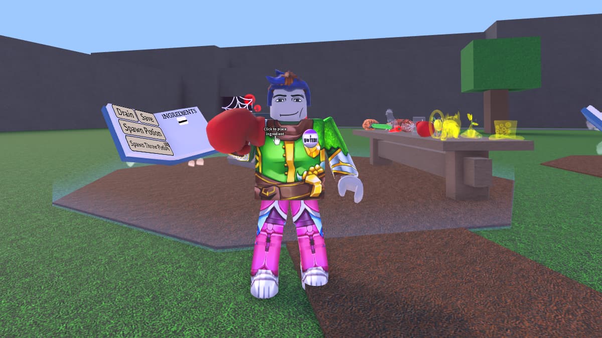 How to get the Boxing Gloves ingredient in Roblox Wacky Wizards Pro