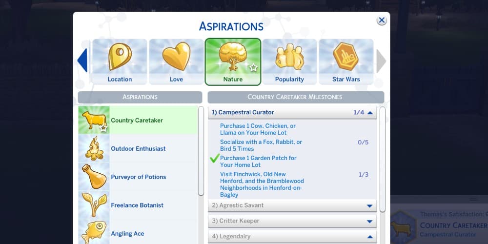 How to Complete Country Caretaker Aspiration in Sims 4: Cottage Living ...