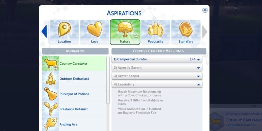 sims 4 new aspirations mod