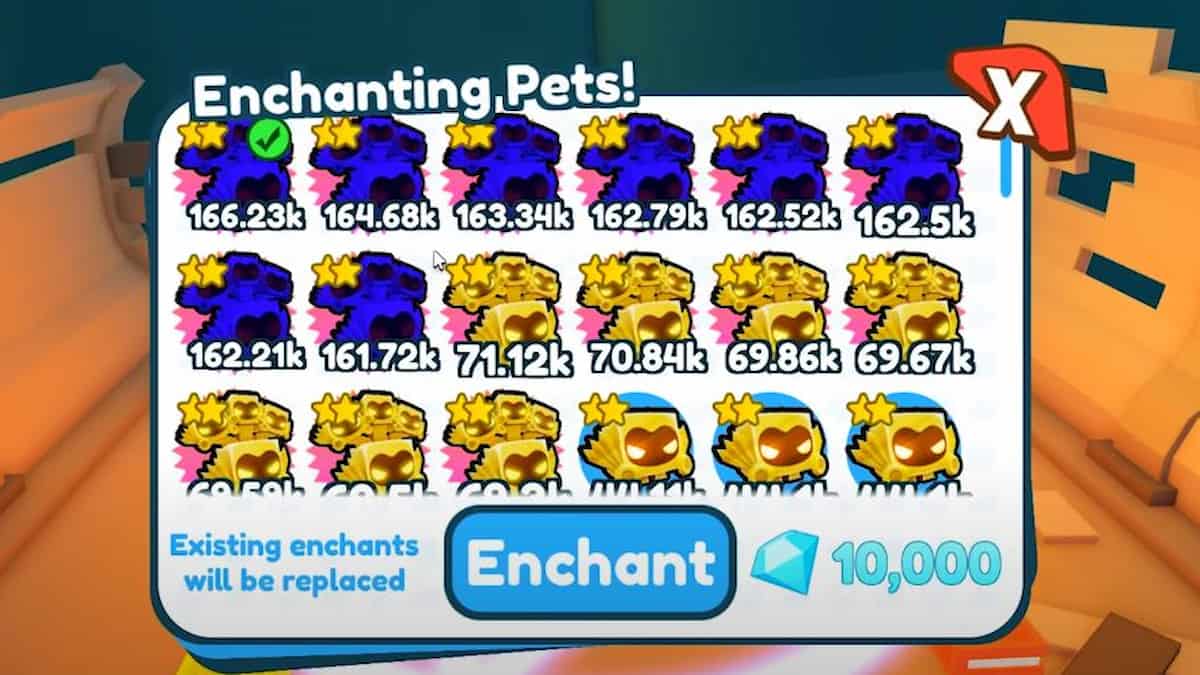 How to Enchant Pets in Roblox Pet Simulator X Pro Game Guides