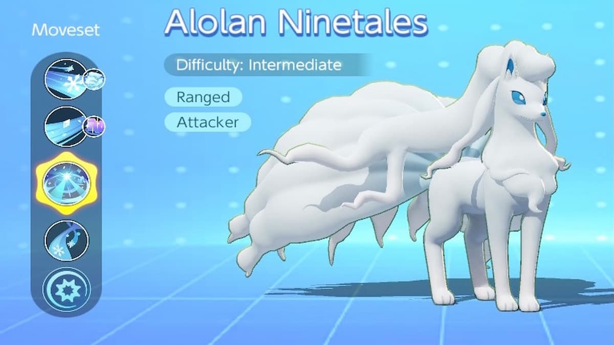 Best Alolan Ninetales Build in Pokémon Unite