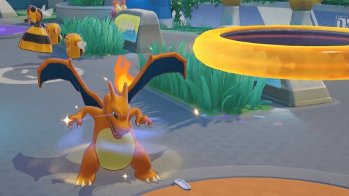 Screenshot of Pokemon Unite gameplay