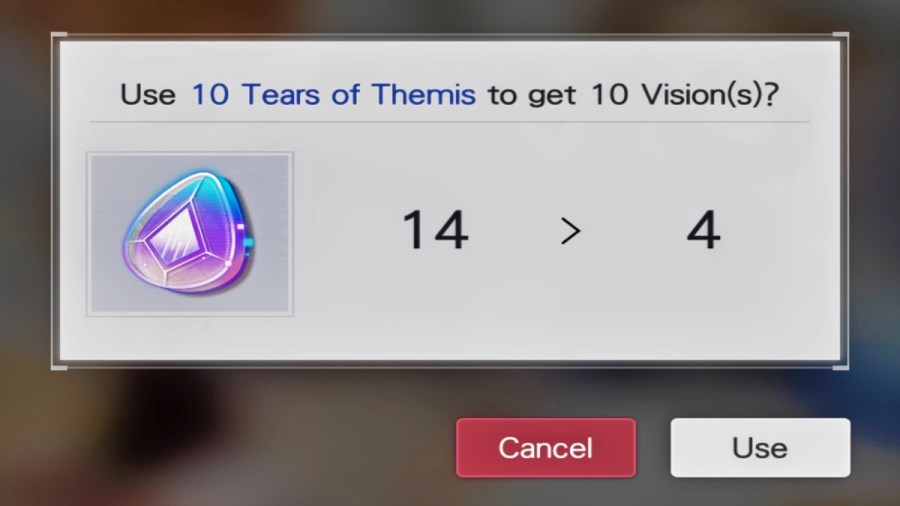 Screenshot of Tears of Themis gameplay