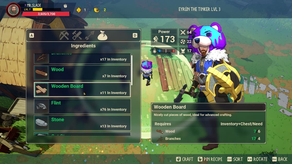 Tribes Of Midgard How To Get Wooden Board