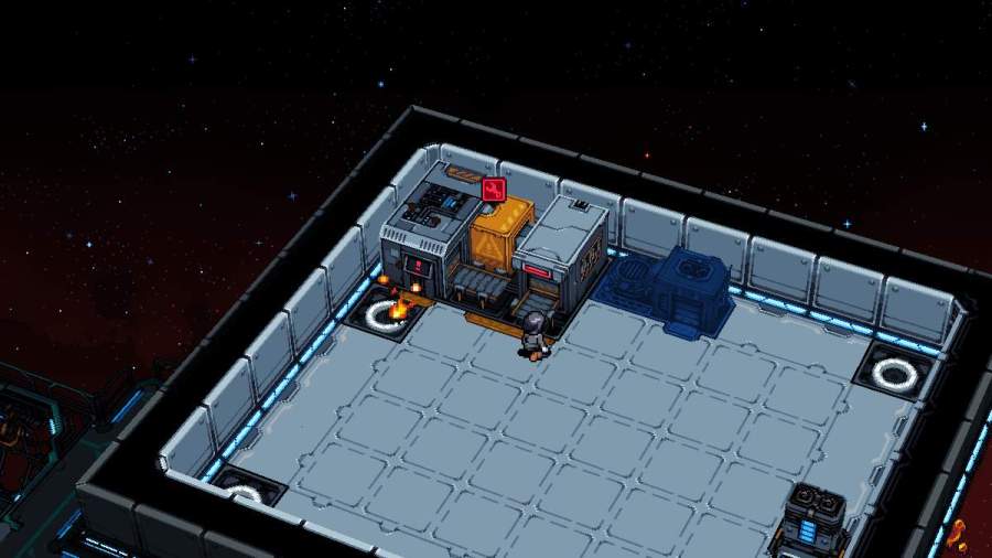 An active fire in Starmancer