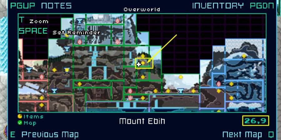 Mushhus location in Axiom Verge 2