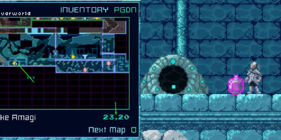 Location of Gud An-Na in Axiom Verge