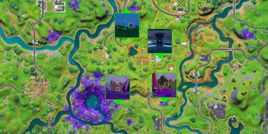 Alien Device locations in Fortnite