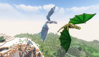 Flying Dragons in Minecraft