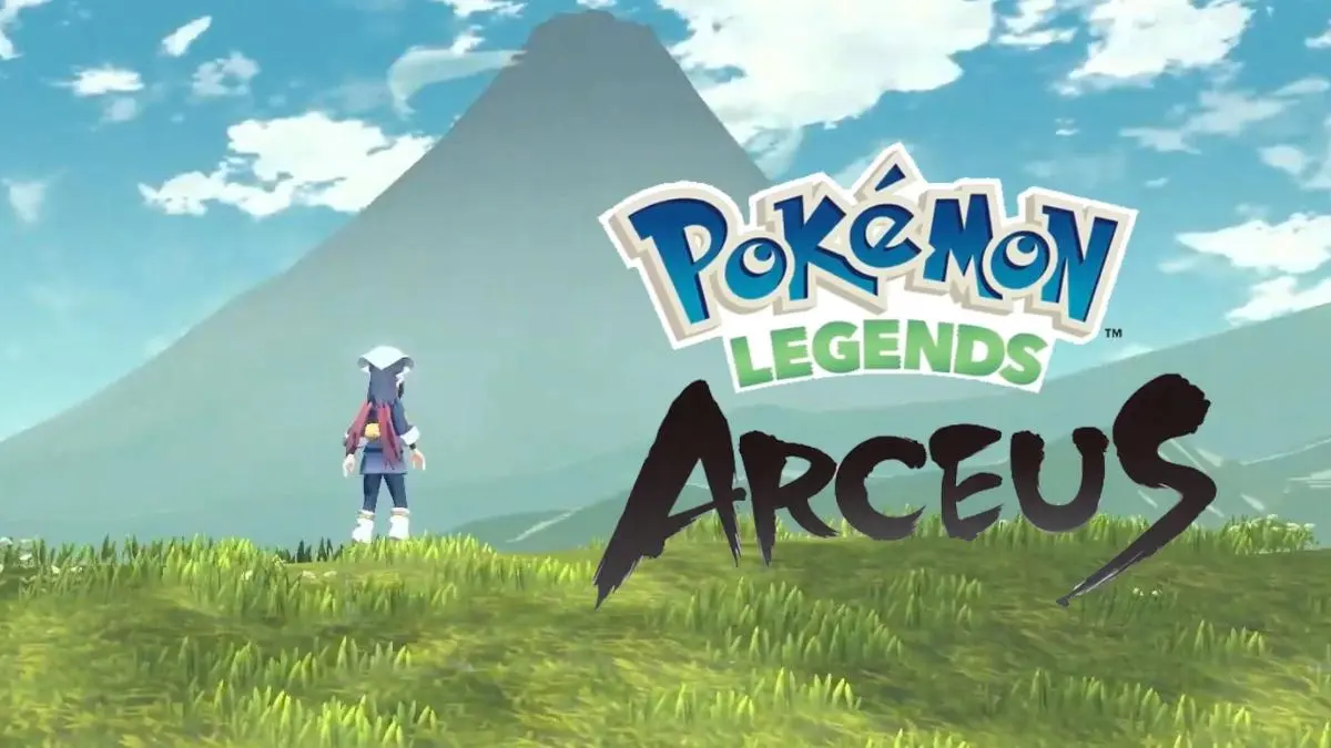 The title page for Pokemon Legends: Arceus