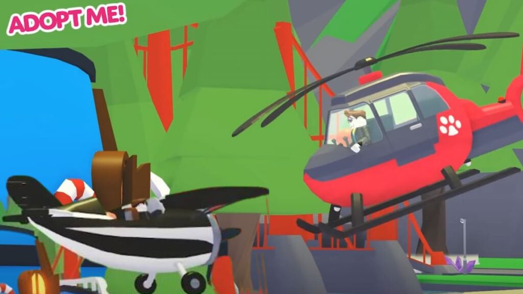 How to get the Plane and Helicopter in Roblox Adopt Me - Pro Game Guides